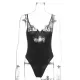 Lace Split-Joint One-Piece Teddy Lingerie Lace Split-Joint One-Piece Teddy Lingerie