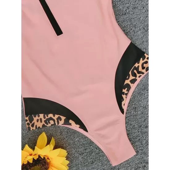 Zipper Front Seamless One Piece Swimsuit Zipper Front Seamless One Piece Swimsuit