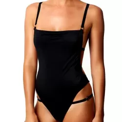 Backless Bandage One-Piece Swimwear