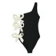 One-Shoulder Solid Bowknot One-Piece Bikini Swimsuit One-Shoulder Solid Bowknot One-Piece Bikini Swimsuit