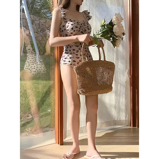 Sexy Floral One-Piece Swimwear Sexy Floral One-Piece Swimwear