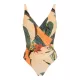 Floral V-Neck Floral One Piece Swimsuit Floral V-Neck Floral One Piece Swimsuit