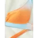 Padded Belly-Hollow Gradient Hollow Halter-Neck One-Piece Swimwear Padded Belly-Hollow Gradient Hollow Halter-Neck One-Piece Swimwear