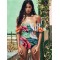 Off-The-Shoulder Floral One-Piece Swimwear