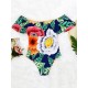 Off-The-Shoulder Floral One-Piece Swimwear Off-The-Shoulder Floral One-Piece Swimwear