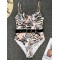 Gorgeous Embellished Underwired Belted One-Piece Swimwear