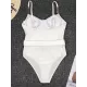 Gorgeous Embellished Underwired Belted One-Piece Swimwear Gorgeous Embellished Underwired Belted One-Piece Swimwear