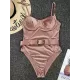 Gorgeous Embellished Underwired Belted One-Piece Swimwear Gorgeous Embellished Underwired Belted One-Piece Swimwear