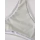 One-Shoulder Hollow Solid Color Split Bikini Swimsuit One-Shoulder Hollow Solid Color Split Bikini Swimsuit