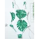 Floral Printed Zipper Backless One-Piece Swimwear Floral Printed Zipper Backless One-Piece Swimwear