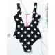Floral Printed Zipper Backless One-Piece Swimwear Floral Printed Zipper Backless One-Piece Swimwear
