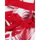 Monokini Spaghetti-Neck Monstera Ceriman Color-Block One-Piece Swimwear Monokini Spaghetti-Neck Monstera Ceriman Color-Block One-Piece Swimwear