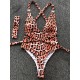 Leopard Backless One-Piece Swimsuit Leopard Backless One-Piece Swimsuit