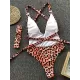 Leopard Backless One-Piece Swimsuit Leopard Backless One-Piece Swimsuit