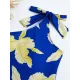 One Shoulder Bowknot One Piece Swimsuit One Shoulder Bowknot One Piece Swimsuit