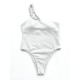 One-Shoulder Simple One-Piece Swimwear One-Shoulder Simple One-Piece Swimwear