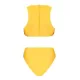 Bandage Plain Yellow One-piece Swimwear Bandage Plain Yellow One-piece Swimwear