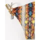 Sleeveless Printing Hollow Bandage Monokini Swimwear Sleeveless Printing Hollow Bandage Monokini Swimwear