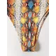 Sleeveless Printing Hollow Bandage Monokini Swimwear Sleeveless Printing Hollow Bandage Monokini Swimwear