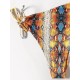 Sleeveless Printing Hollow Bandage Monokini Swimwear Sleeveless Printing Hollow Bandage Monokini Swimwear