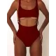 Adjusting Buckle Bandage Hollow One-Piece Swimwear Adjusting Buckle Bandage Hollow One-Piece Swimwear