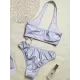 Halterneck Irregular Hollow Backless Monokini Swimwear Halterneck Irregular Hollow Backless Monokini Swimwear