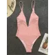 Deep V-Neck Sexy Bohemia One-Piece Swimwear Deep V-Neck Sexy Bohemia One-Piece Swimwear