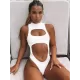 Sexy Zipper Hollow One-Piece Bikini Swimsuit Sexy Zipper Hollow One-Piece Bikini Swimsuit