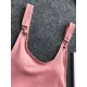 Ribbed Plain Wide Strap One-Piece Swimsuit Ribbed Plain Wide Strap One-Piece Swimsuit