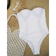 Solid Color Split-Joint Underwired One-Piece Swimwear Solid Color Split-Joint Underwired One-Piece Swimwear