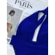Blue One-Shoulder Hollow One-Piece Swimsuit Blue One-Shoulder Hollow One-Piece Swimsuit