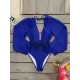 Gauze Long Sleeves Solid Color Backless Deep V-Neck One-Piece Swimsuit Gauze Long Sleeves Solid Color Backless Deep V-Neck One-Piece Swimsuit