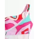 One Shoulder Hollow Color Block One Piece Swimsuit One Shoulder Hollow Color Block One Piece Swimsuit