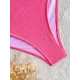Padded Belly-Hollow One-Shoulder Hollow Solid Color One-Piece Swimwear Padded Belly-Hollow One-Shoulder Hollow Solid Color One-Piece Swimwear