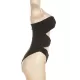 Padded Belly-Hollow Solid Color Tube One-Piece Swimwear Padded Belly-Hollow Solid Color Tube One-Piece Swimwear