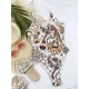 Bandage Floral Printed Hollow Padded Spaghetti-Neck One-Piece Swimwear Bandage Floral Printed Hollow Padded Spaghetti-Neck One-Piece Swimwear