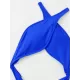 Padded Back Cross Belly-Hollow Solid Color One-Piece Swimwear Padded Back Cross Belly-Hollow Solid Color One-Piece Swimwear
