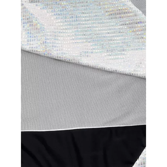 Padded One-Shoulder Color-Block Hollow One-Piece Swimwear Padded One-Shoulder Color-Block Hollow One-Piece Swimwear
