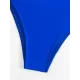 Padded Backless Drawstring Solid Color One-Piece Swimwear Padded Backless Drawstring Solid Color One-Piece Swimwear