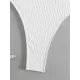 Backless Solid Color Padded U-Neck One-Piece Swimwear Backless Solid Color Padded U-Neck One-Piece Swimwear