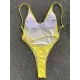 Solid Color Backless Bandage Split Bikini Swimsuit Solid Color Backless Bandage Split Bikini Swimsuit