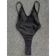 Solid Color Backless Bandage Split Bikini Swimsuit Solid Color Backless Bandage Split Bikini Swimsuit