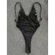 Solid Color Backless Bandage Split Bikini Swimsuit Solid Color Backless Bandage Split Bikini Swimsuit