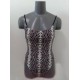 Snake-Print Bandeau Spaghetti-Neck One-Piece Swimwear Snake-Print Bandeau Spaghetti-Neck One-Piece Swimwear