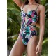 Sexy Hollow Split-Joint Underwired One-Piece Swimwear Sexy Hollow Split-Joint Underwired One-Piece Swimwear