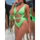 Nylon Sexy Bandage One-Piece Bikini Swimsuit Nylon Sexy Bandage One-Piece Bikini Swimsuit