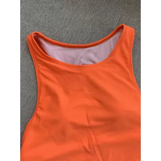 Monokini Sleeveless Split-Joint Backless One-Piece Swimwear Monokini Sleeveless Split-Joint Backless One-Piece Swimwear