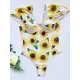 Sunflower Short Sleeve Underwired One-Piece Swimwear Sunflower Short Sleeve Underwired One-Piece Swimwear