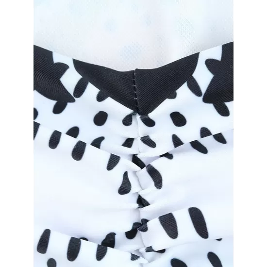 Sleeveless Padded Backless Leopard Print One-Piece Swimwear Sleeveless Padded Backless Leopard Print One-Piece Swimwear