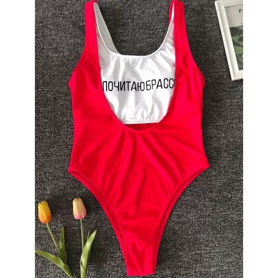 Two-Piece Sleeveless Floral Print Padded One-Piece Swimwear Two-Piece Sleeveless Floral Print Padded One-Piece Swimwear
